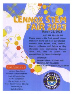 Lennox Stem Fair 2023